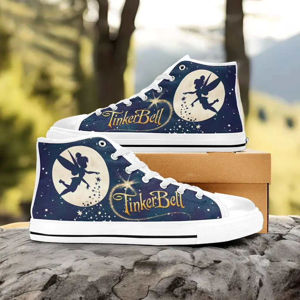 Tinkerbell Tinker Bell Custom High Top Sneakers Shoes