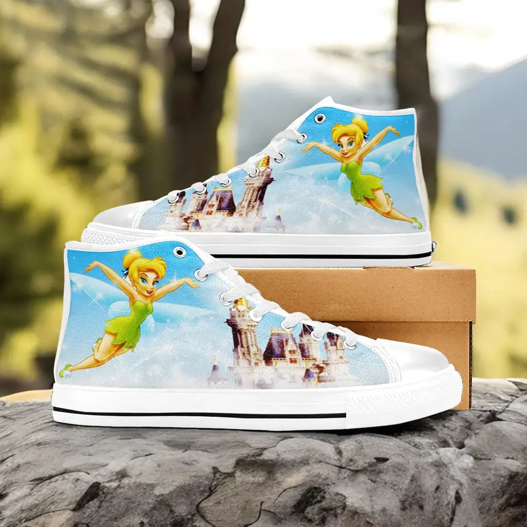 Tinkerbell Tinker Bell Custom High Top Sneakers Shoes