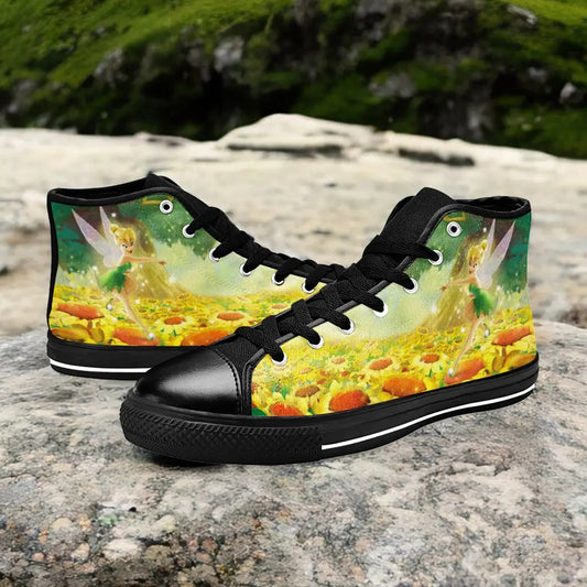 Tinkerbell Tinker Bell Sunflowers Custom High Top Sneakers Shoes