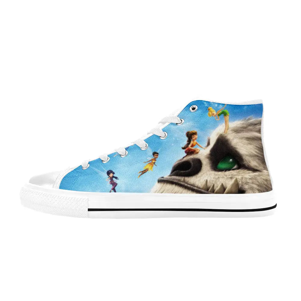 Tinkerbell Tinker Bell the Legend of the NeverBeast Custom High Top Sneakers Shoes