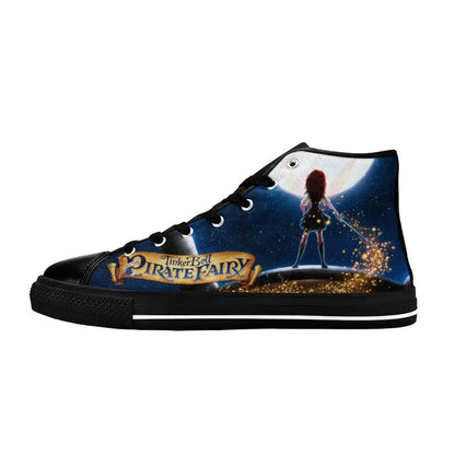 Tinkerbell Tinker Bell The Pirate Fairy Custom High Top Sneakers Shoes