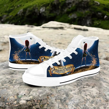 Tinkerbell Tinker Bell The Pirate Fairy Custom High Top Sneakers Shoes