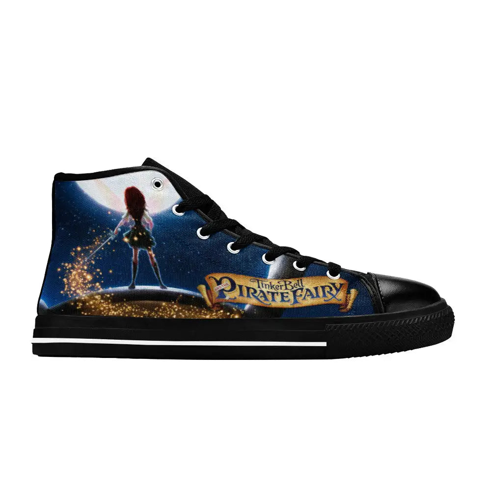 Tinkerbell Tinker Bell The Pirate Fairy Custom High Top Sneakers Shoes