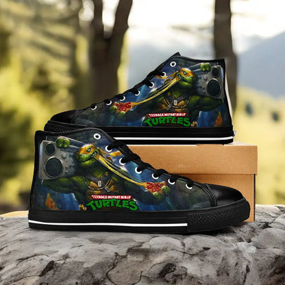 TMNT Teenage Mutant Ninja Turtles Custom High Top Sneakers Shoes