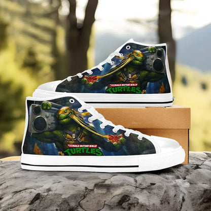 TMNT Teenage Mutant Ninja Turtles Custom High Top Sneakers Shoes