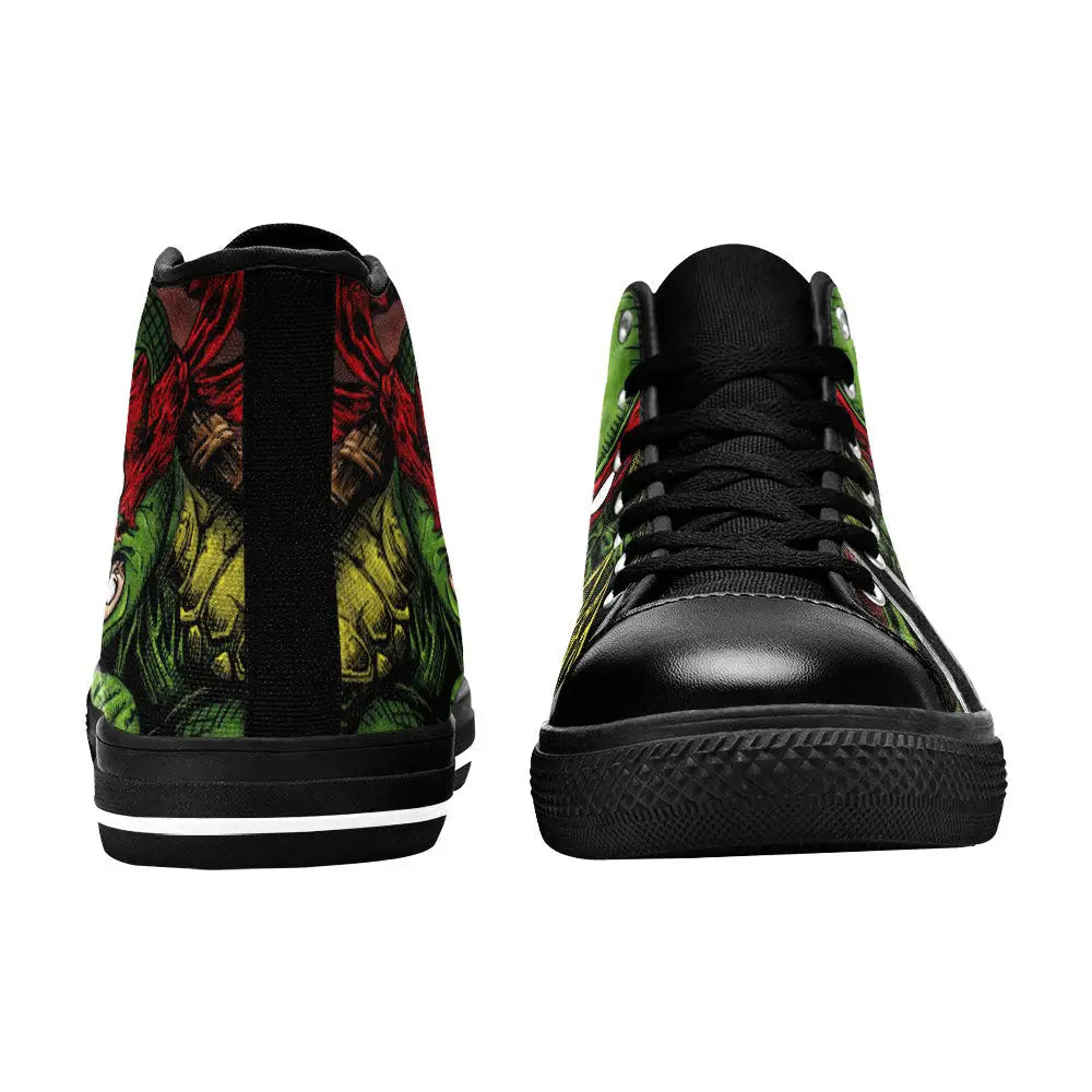 TMNT Teenage Mutant Ninja Turtles Custom High Top Sneakers Shoes