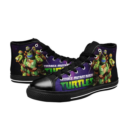 TMNT Teenage Mutant Ninja Turtles Custom High Top Sneakers Shoes