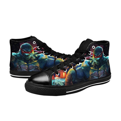 TMNT Teenage Mutant Ninja Turtles Custom High Top Sneakers Shoes