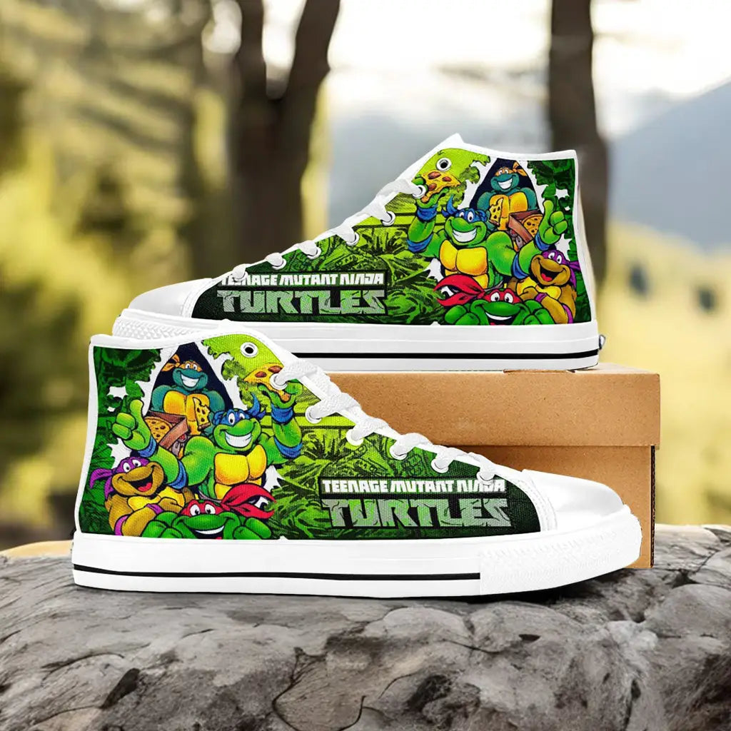 TMNT Teenage Mutant Ninja Turtles Custom High Top Sneakers Shoes