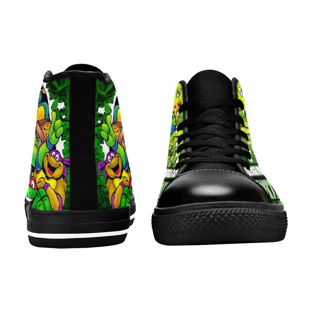 TMNT Teenage Mutant Ninja Turtles Custom High Top Sneakers Shoes