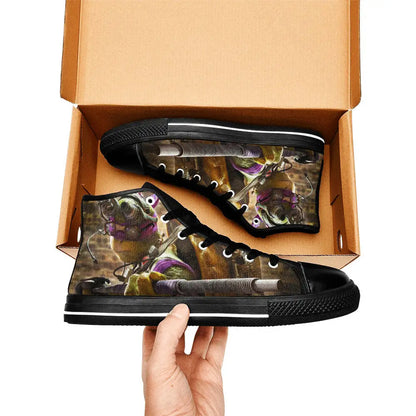 TMNT Teenage Mutant Ninja Turtles Custom High Top Sneakers Shoes