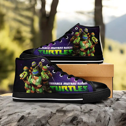 TMNT Teenage Mutant Ninja Turtles Custom High Top Sneakers Shoes