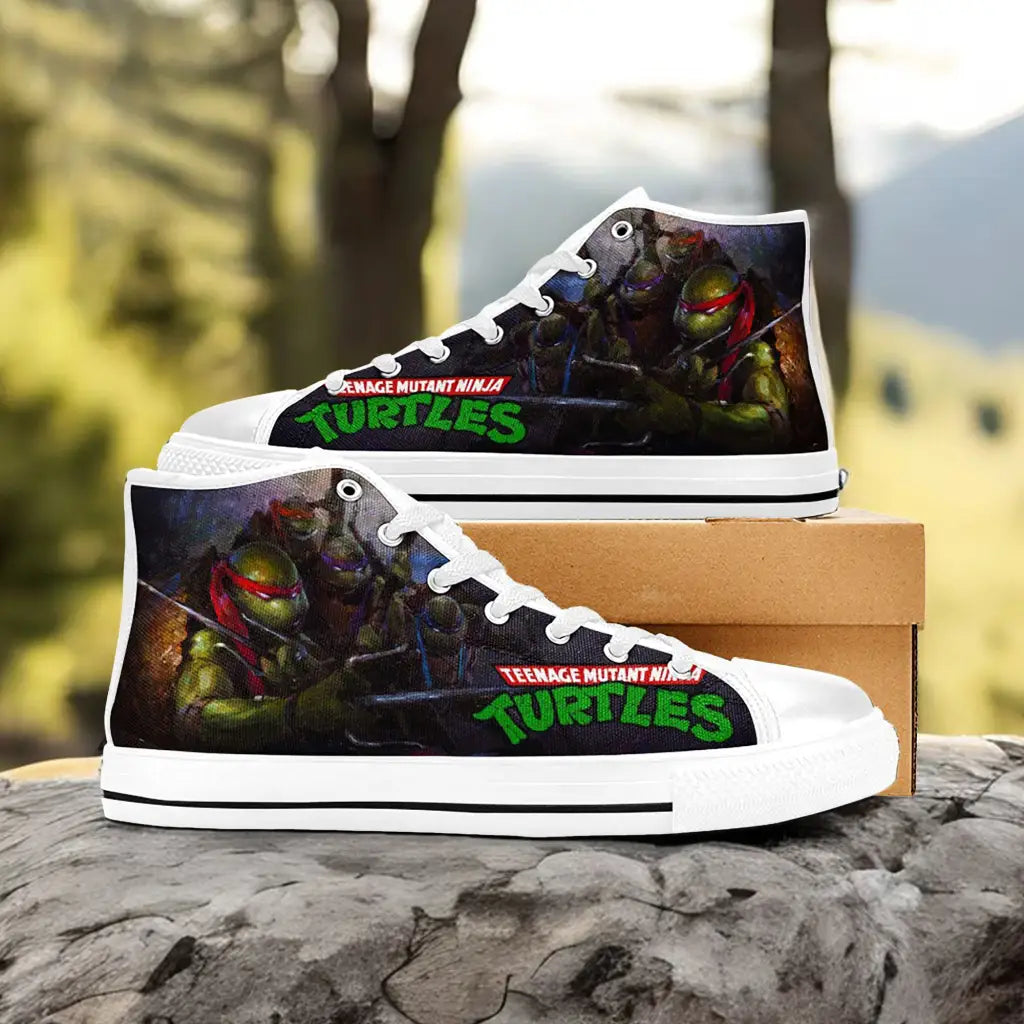 TMNT Teenage Mutant Ninja Turtles Custom High Top Sneakers Shoes