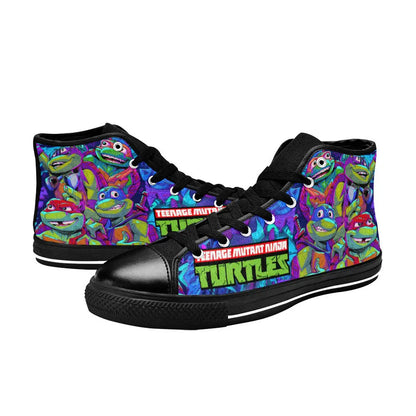 TMNT Teenage Mutant Ninja Turtles Custom High Top Sneakers Shoes