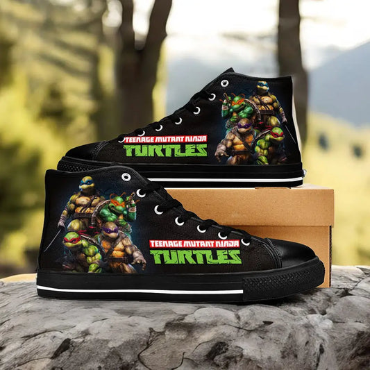 TMNT Teenage Mutant Ninja Turtles Custom High Top Sneakers Shoes