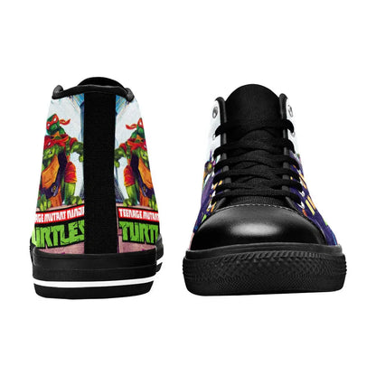 TMNT Teenage Mutant Ninja Turtles Custom High Top Sneakers Shoes