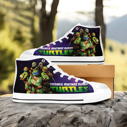 TMNT Teenage Mutant Ninja Turtles Custom High Top Sneakers Shoes