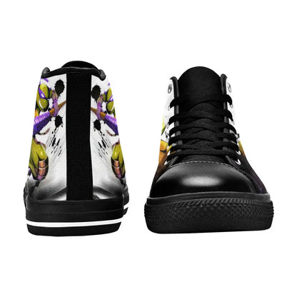 TMNT Teenage Mutant Ninja Turtles Custom High Top Sneakers Shoes