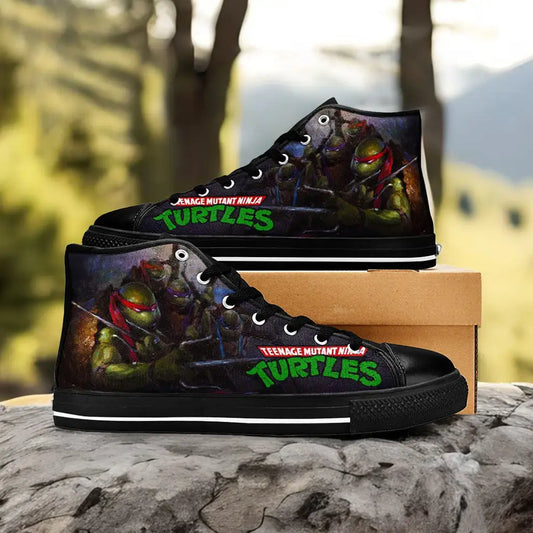 TMNT Teenage Mutant Ninja Turtles Custom High Top Sneakers Shoes