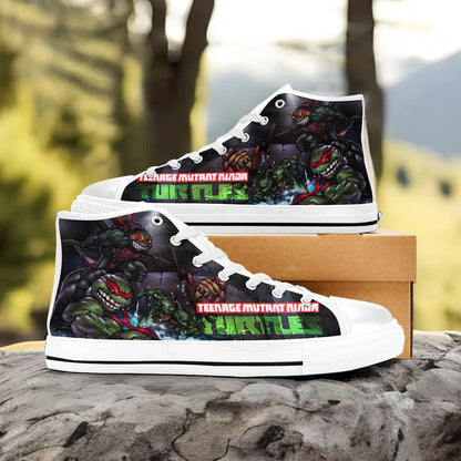 TMNT Teenage Mutant Ninja Turtles Custom High Top Sneakers Shoes