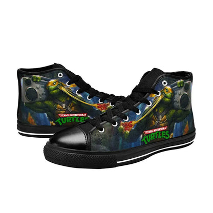 TMNT Teenage Mutant Ninja Turtles Custom High Top Sneakers Shoes