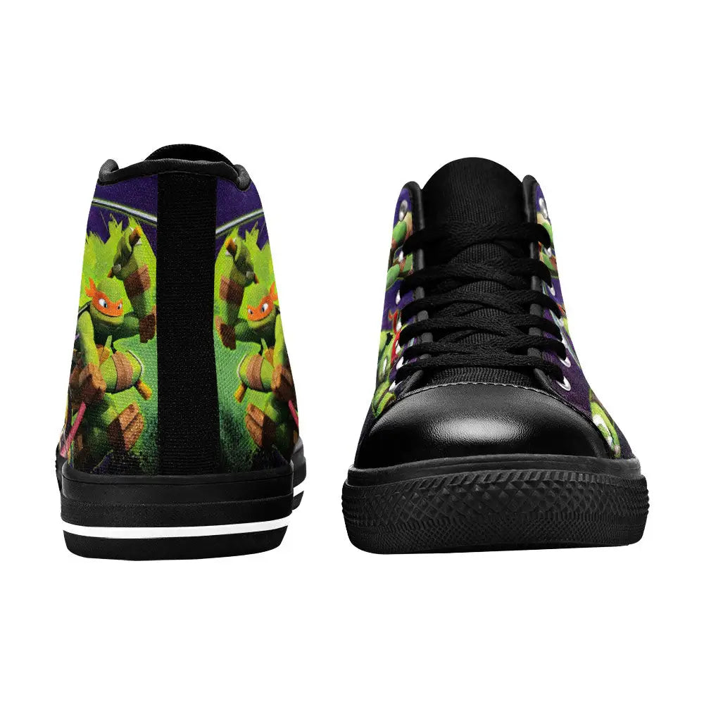 TMNT Teenage Mutant Ninja Turtles Custom High Top Sneakers Shoes