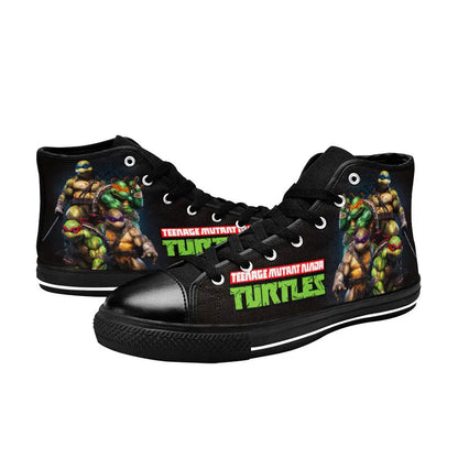 TMNT Teenage Mutant Ninja Turtles Custom High Top Sneakers Shoes