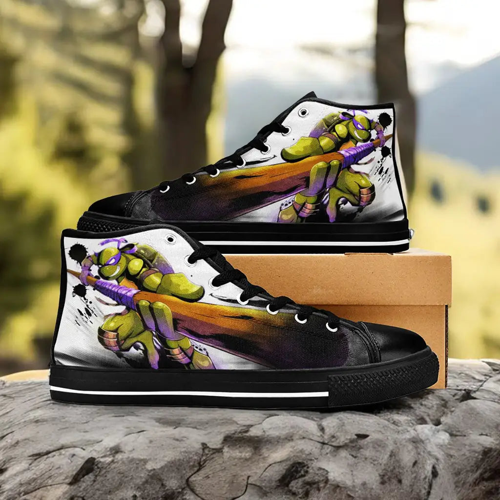 TMNT Teenage Mutant Ninja Turtles Custom High Top Sneakers Shoes