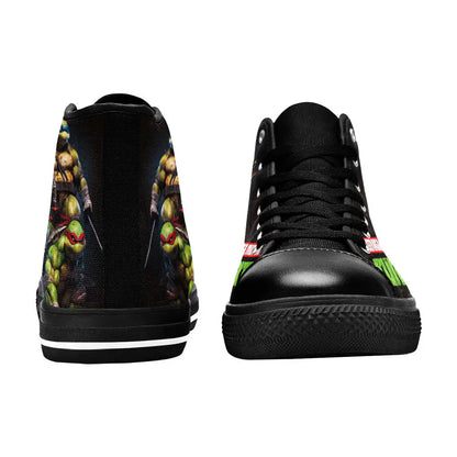 TMNT Teenage Mutant Ninja Turtles Custom High Top Sneakers Shoes