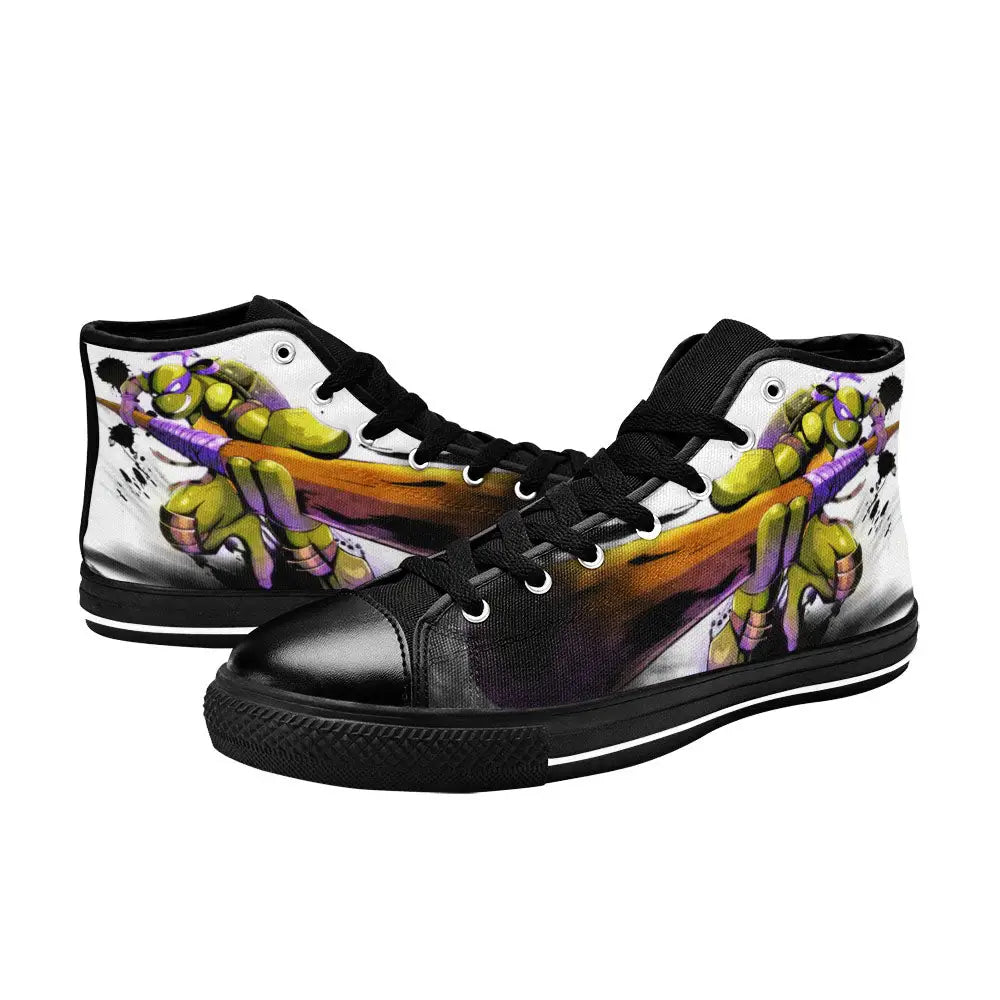 TMNT Teenage Mutant Ninja Turtles Custom High Top Sneakers Shoes