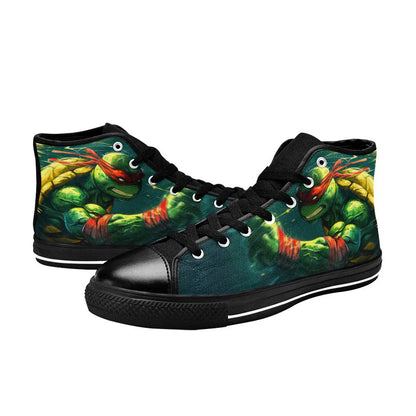 TMNT Teenage Mutant Ninja Turtles Custom High Top Sneakers Shoes