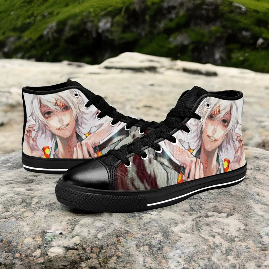 Tokyo Ghoul Juuzou Suzuya Custom High Top Sneakers Shoes