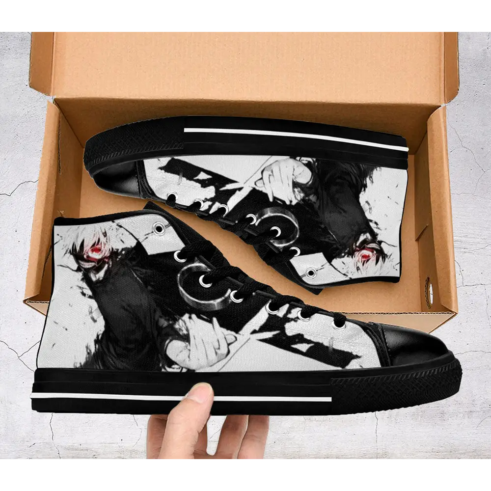 Tokyo Ghoul Kaneki Ken Shoes High Top Sneakers