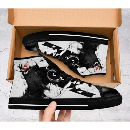 Tokyo Ghoul Kaneki Ken Shoes High Top Sneakers