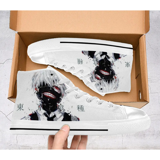 Tokyo Ghoul Kaneki Ken Shoes High Top Sneakers