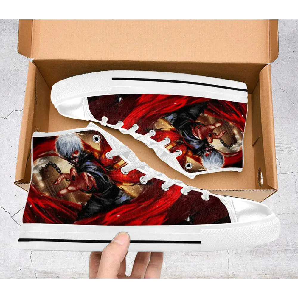 Tokyo Ghoul Kaneki Ken Shoes High Top Sneakers