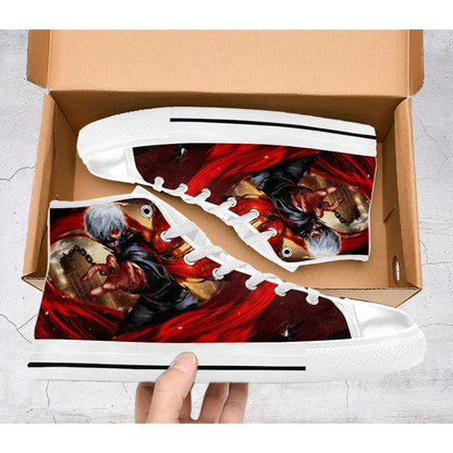 Tokyo Ghoul Kaneki Ken Shoes High Top Sneakers