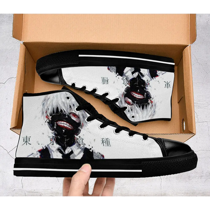 Tokyo Ghoul Kaneki Ken Shoes High Top Sneakers