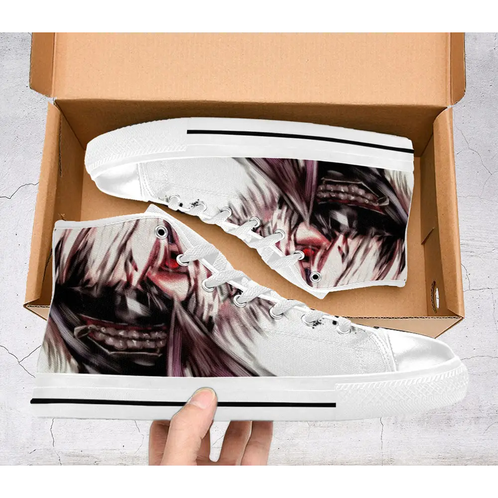 Tokyo Ghoul Kaneki Ken Shoes High Top Sneakers