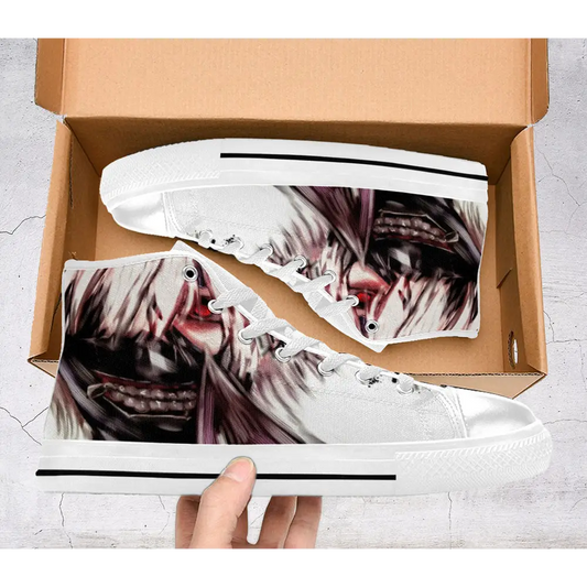 Tokyo Ghoul Kaneki Ken Shoes High Top Sneakers