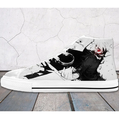 Tokyo Ghoul Kaneki Ken Shoes High Top Sneakers