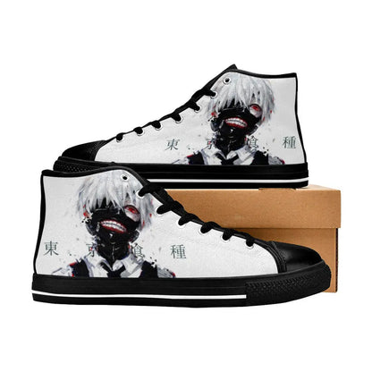 Tokyo Ghoul Kaneki Ken Shoes High Top Sneakers