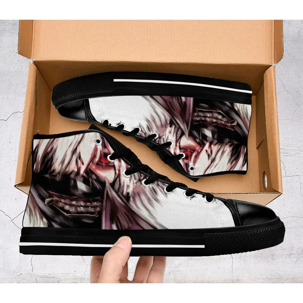 Tokyo Ghoul Kaneki Ken Shoes High Top Sneakers