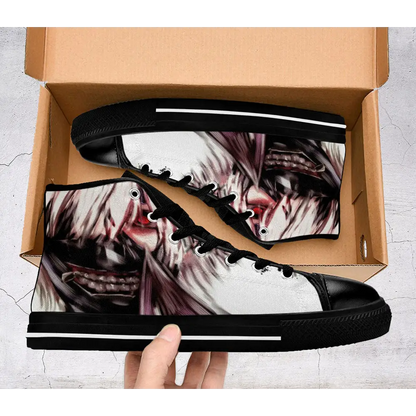 Tokyo Ghoul Kaneki Ken Shoes High Top Sneakers