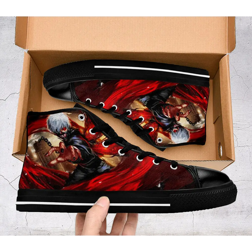 Tokyo Ghoul Kaneki Ken Shoes High Top Sneakers