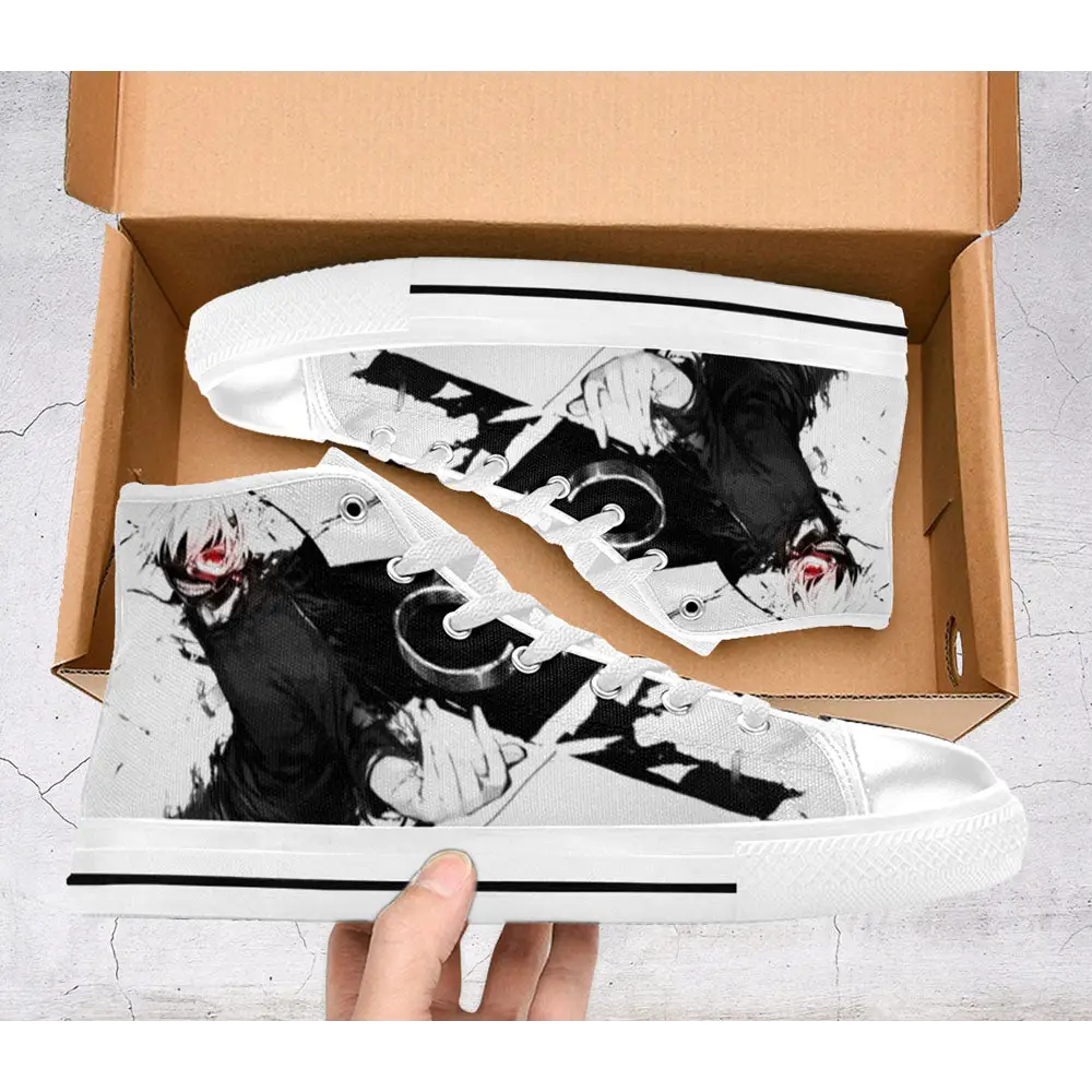 Tokyo Ghoul Kaneki Ken Shoes High Top Sneakers