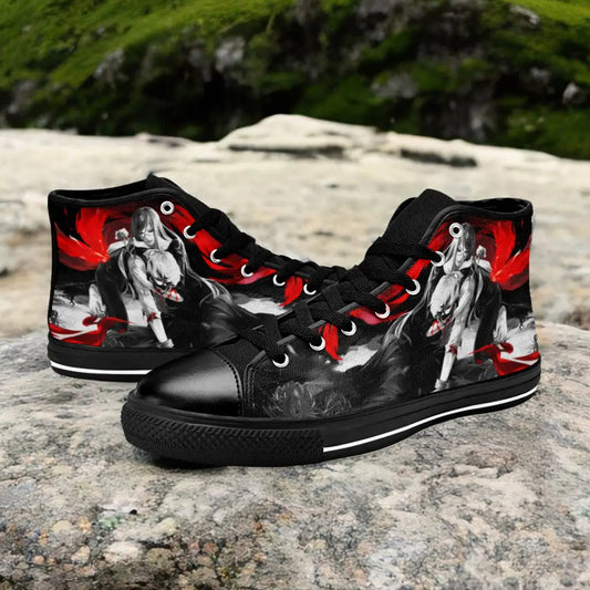 Tokyo Ghoul Ken Kaneki Rize Custom High Top Sneakers Shoes