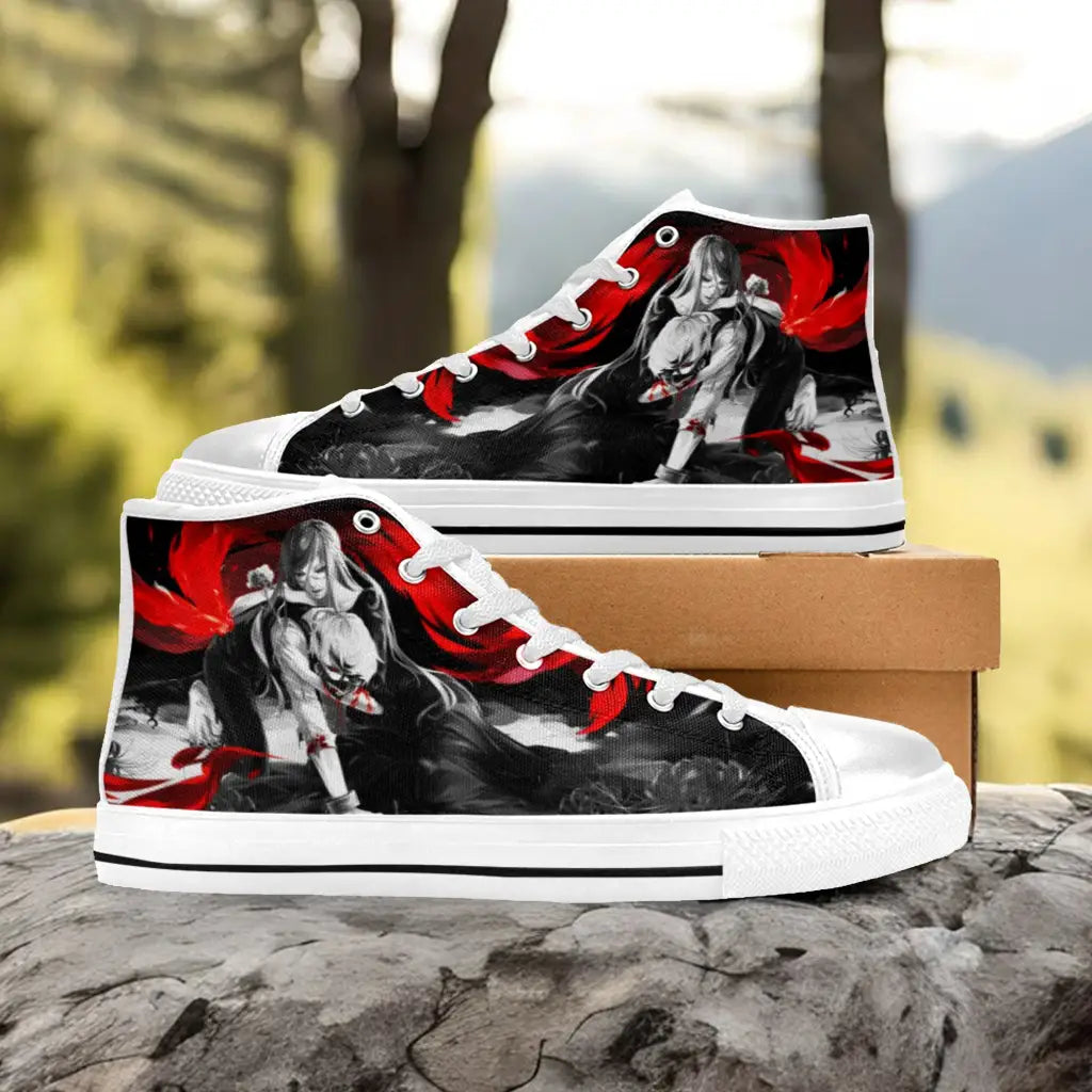 Tokyo Ghoul Ken Kaneki Rize Custom High Top Sneakers Shoes