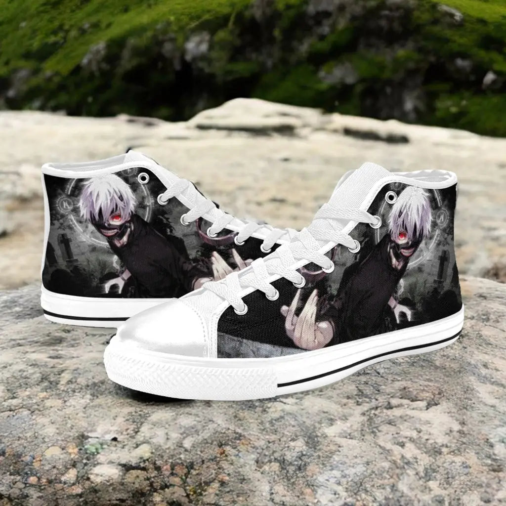 Tokyo Ghoul Ken Kaneki Custom High Top Sneakers Shoes