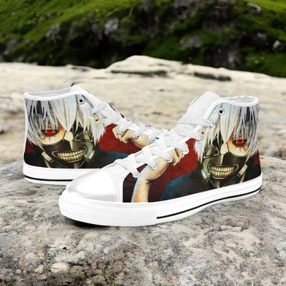 Tokyo Ghoul Ken Kaneki Custom High Top Sneakers Shoes